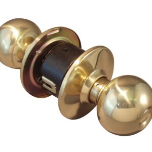 LSDA GRADE 2 PRIVACY KNOB BALL LESS LATCH BRIGHT BRASS 009352 - 120B3LL