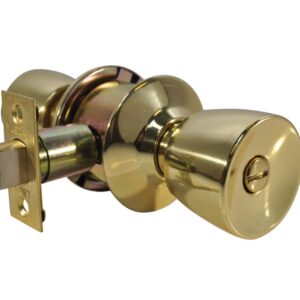 LSDA GRADE 3 PRIVACY KNOB STANDARD BRIGHT BRASS 009778 - 12S3