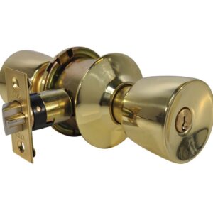 LSDA GRADE 3 ENTRY KNOB STANDARD BRIGHT BRASS WEISER 028826 - 10S3W KA4