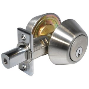 LSDA GRADE 3 DOUBLE CYLINDER DEADBOLT SCHLAGE C ADJUSTABLE 4-WAY 5-PIN STAINLESS STEEL 062606 - 25 32D S KA4