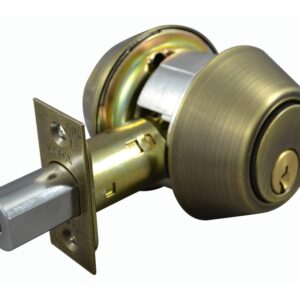 LSDA GRADE 2 DEADBOLT DOUBLE CYLINDER SC4 KEYWAY ADJUSTABLE BOLT 063540 - 225 5S ADJ UL
