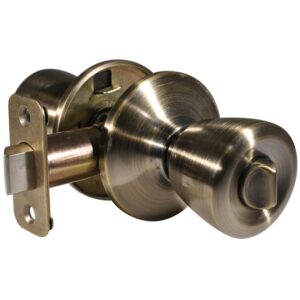 LSDA GRADE 3 PRIVACY KNOB CLASSIC ANTIQUE BRASS 074241 - 72C5RCL