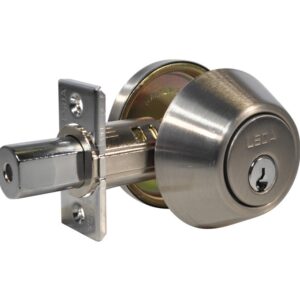 LSDA GRADE 3 SINGLE CYLINDER DEADBOLT KWIKSET ADJUSTABLE 4-WAY 5-PIN SATIN NICKEL 078117 - 20 15K KA4