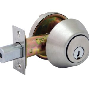 LSDA GRADE 3 SINGLE CYLINDER DEADBOLT SCHLAGE C ADJUSTABLE UL REMOVABLE CYLINDER STAINLESS STEEL 086309 - 20R32D S ADJ UL KA4