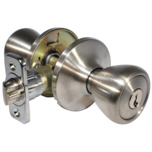 LSDA GRADE 3 ENTRY KNOB KWIKSET CLASSIC STAINLESS STEEL 090772 - 70C32D K4 6WAY