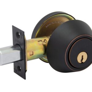 LSDA GRADE 3 SINGLE CYLINDER DEADBOLT SCHLAGE C ADJUSTABLE 4-WAY 5-PIN ANTIQUE BRONZE 091348 - 20 11P S KA4
