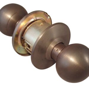 LSDA GRADE 2 PASSAGE KNOB BALL LESS LATCH DARK BRONZE 100684 - 110B10BE LL