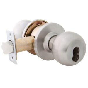 LSDA GRADE 1 STOREROOM KNOB BALL SATIN CHROME SFIC - 4400B32D IC2-3/4UL