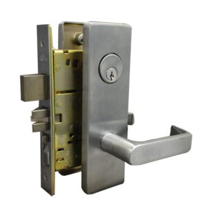 LSDA MORTISE LOCK APT/DORMITORY DEADBOLT WITH ROCKER 105089 - MLF12AA26D