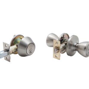 LSDA GRADE 3 SINGLE COMBINATION KWIKSET CLASSIC SATIN NICKEL 108905 - 7075C15K KA10