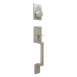 LSDA GRADE 3 HANDLESET W ELEC DEADBOLT SQUARE ROSE KWIKSET 181664 - 40EPA15NE K