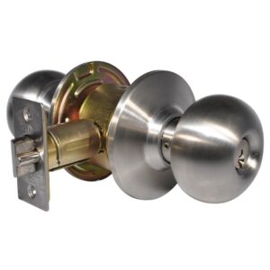 LSDA GRADE 2 ENTRY KNOB PLYMOUTH 2-3/8" STAINLESS STEEL SCHLAGE C - 100P32D2-3/8SCH C074DL