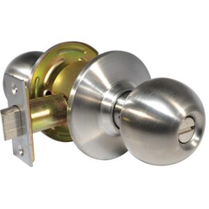 LSDA GRADE 2 PRIVACY KNOB BALL 2-3/8" STAINLESS STEEL - 120B32D2-3/8 074SL