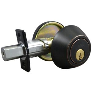 LSDA GRADE 3 SINGLE CYLINDER DEADBOLT SCHLAGE C 4-WAY REMOVABLE CYLINDER AGED BRONZE 181802 - 20R11P S 4-WAY KA4