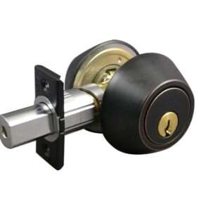 LSDA GRADE 3 DOUBLE CYLINDER DEADBOLT KWIKSET 4-WAY REMOVABLE CYLINDER AGED BRONZE 181810 - 25R11P K 4-WAY KA4