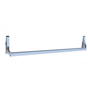 LSDA NARROW STILE RIM EXIT DEVICE LEFT HAND REVERSE ALUMINUM 091200 - 1062LHR AL