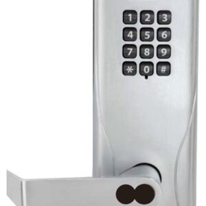 SCHLAGE KEYPAD MORTISE LOCK SFIC MANUALLY PROGRAMMED SATIN CHROME - CO100MS70KP RHO626BD