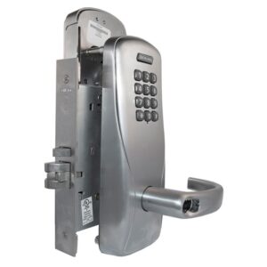 SCHLAGE KEYPAD MORTISE LOCK SFIC MANUALLY PROGRAMMED SATIN CHROME - CO100MS70KP SPA626BD