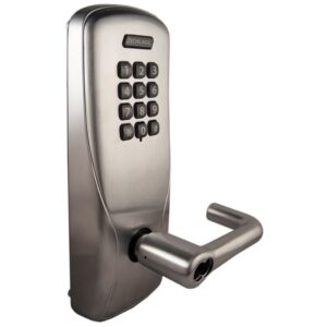 SCHLAGE KEYPAD MORTISE LOCK SFIC MANUALLY PROGRAMMED SATIN CHROME - CO100MS70KP TLR626BD