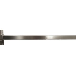 LSDA GRADE 1 RIM EXIT DEVICE FIRE RATE 48" STAINLESS STEEL 107061 - PDF9000R32D48
