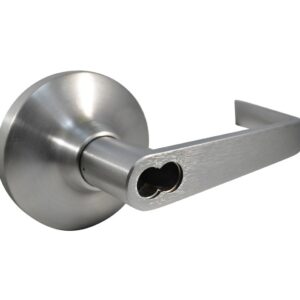 LSDA EXIT TRIM STOREROOM LEVER/ROSE LESS SFIC SATIN CHROME FOR PD9000  SERIES 108126 - PDT45SFIC LC26D
