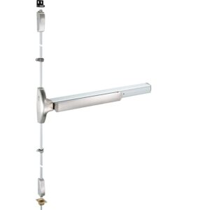 LSDA GRADE 1 EXIT DEVICE NARROW STILE VERTICAL ROD 48" STAINLESS STEEL 182406 - PD9100V630N48
