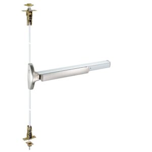 LSDA GRADE 1 EXIT DEVICE NARROW STILE CONCEALED ROD 48" STAINLESS STEEL 182407 - PD9100CR630N48
