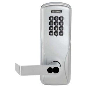 SCHLAGE KEYPAD MORTISE LOCK YALE LFIC MANUALLY PROGRAMMED SATIN CHROME - CO100MS70KP RHO626JD YA6