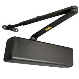 LSDA GRADE 1 CLOSER WITH COVER ADJUSTABLE SIZE 1-6 WITH BACKCHECK BLACK 186281 - DC6816BC BLK
